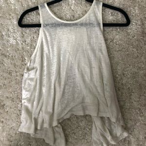 Open Back, Sheer Tank